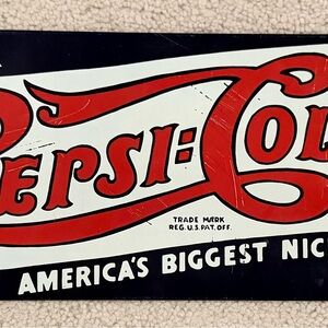 Vintage Pepsi-Cola Sign